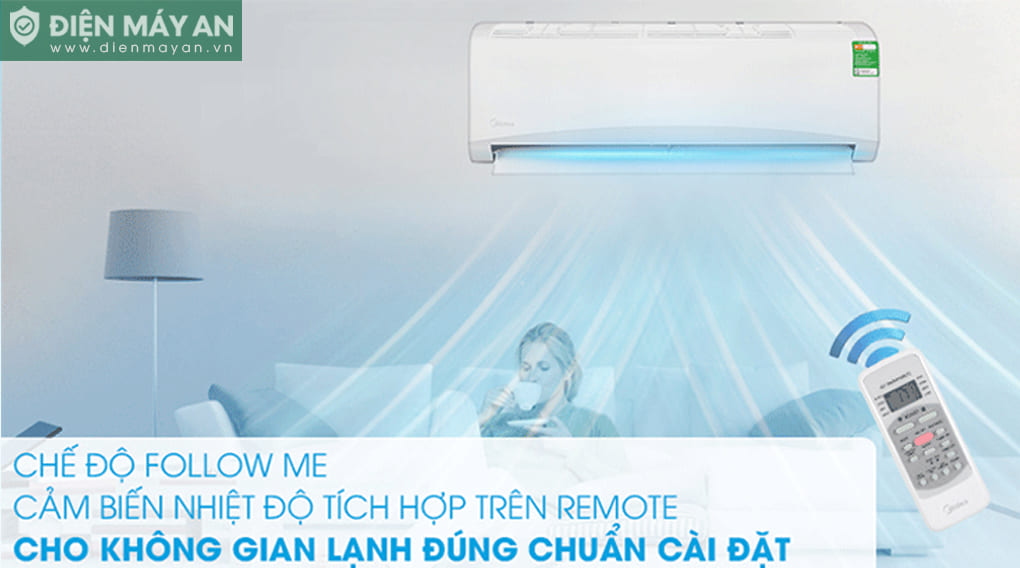 Điều hòa Midea 18000 BTU 1 chiều MSAFII-18CRN8